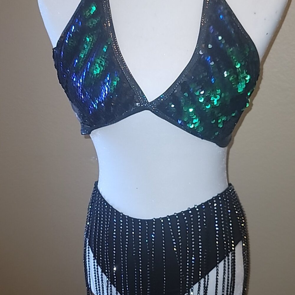 Two piece rave outfit